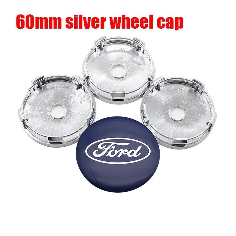 4pcs 3D 56mm 60mm 65mm 68mm Ford logo car emblem Wheel Center Hub Cap auto Rim refit dust-proof badge covers sticker accessories