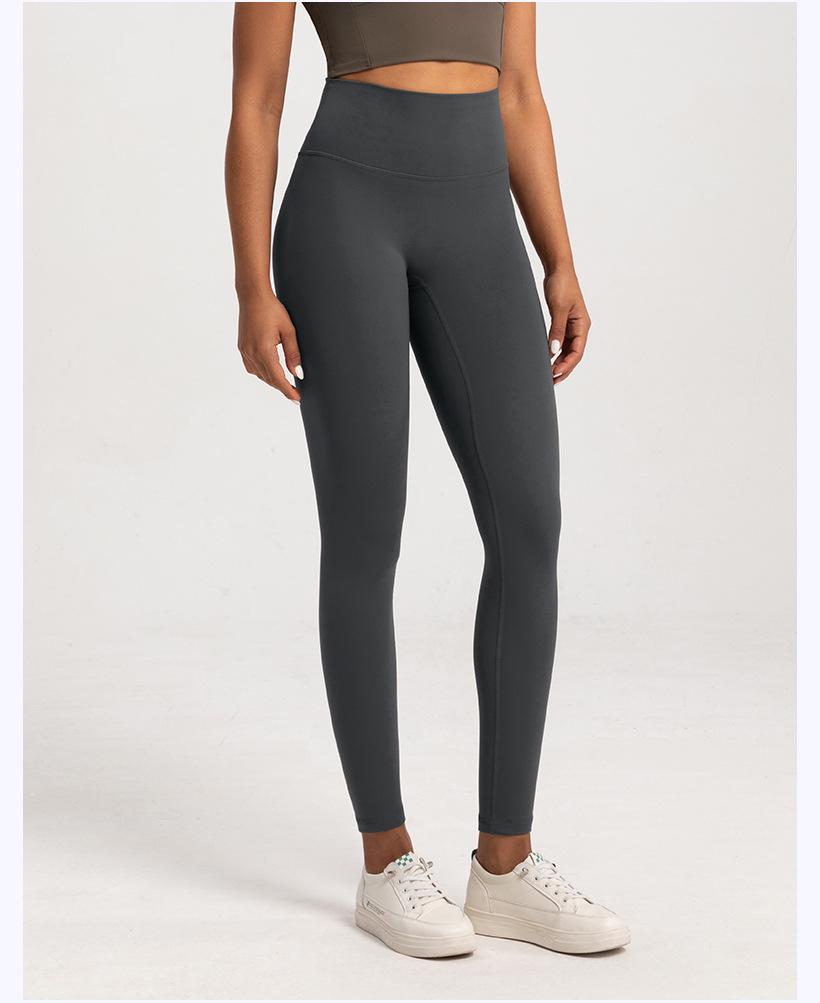 Women's High-Waist Plus Velvet Yoga Pants - Warm, Hip-Lifting, Thick, Elastic Leggings for Autumn/Winter Fitness