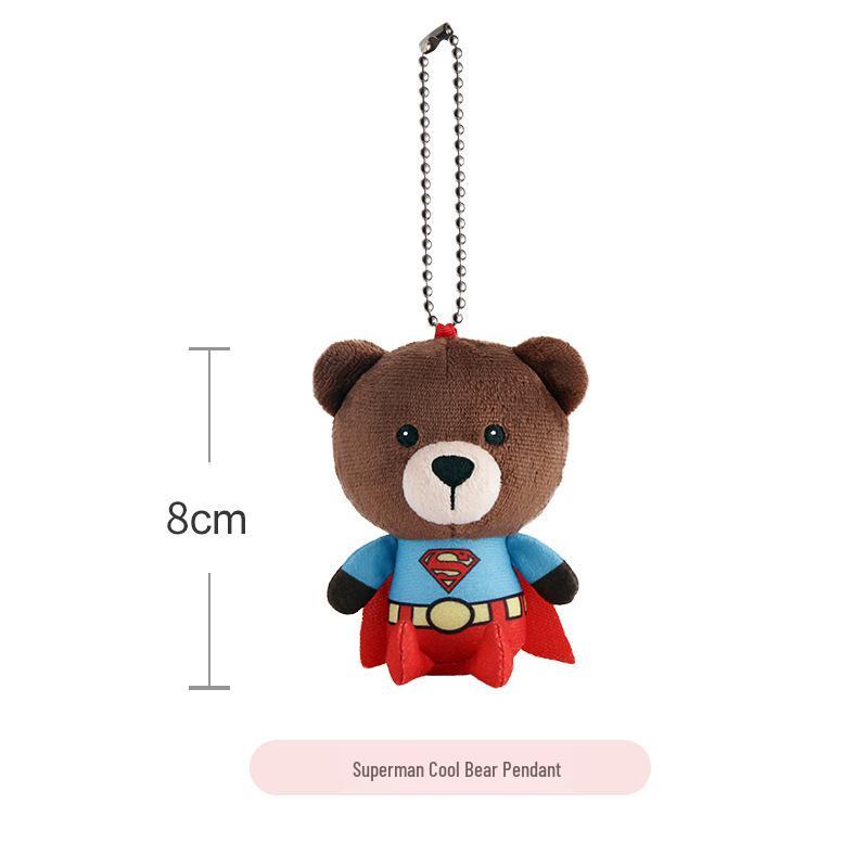 Justice League Pendant Keychain & Lanyard Plush Toy Ornament Officially Licensed