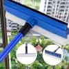 Telescopic Squeegee Wiper Window Mop 2 In 1 Glass Cleaner for Home Car Bathroom Shower Sliding Door Mirror Cleaning Tool