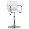 Dining Chair White Faux Leather