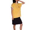 Vans Simple Round Neck Pullover Short Sleeve T-Shirt Women Tops Ginger-Yellow VN000NNPOC2
