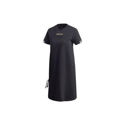 Originals RYV Dress Short Sports Round Neck Short Sleeve Dress Women Dress Black GJ6578