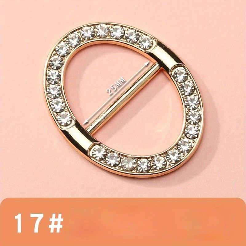 Элегантная футболка круглой формы, зажимы для футболок, пряжки для шарфа, зажим для футболки, кольцо для одежды, угловые завязанные пряжки, внутренний диаметр 29-35 мм