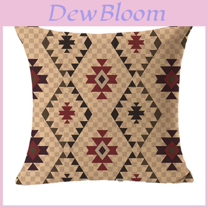 Luxurious Resistant Scatter Waist Throw Pillow Case With Timeless Geometric Design