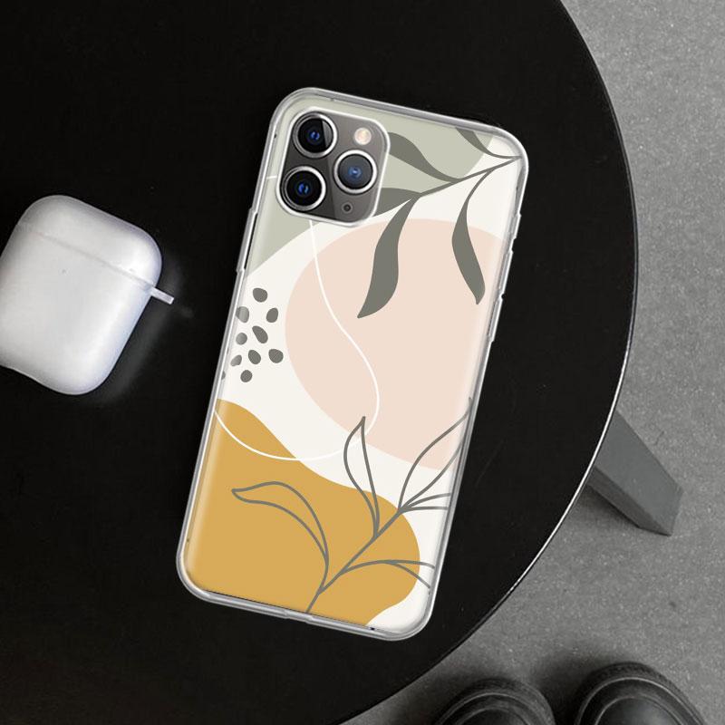 Abstract Women Face Line Phone Case Cover for iPhone 11 12 13 Mini 14 15 Plus 16 Pro Max 17 Air 7 8 + SE Art Customized Fundas 1