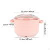Wax Heater Home Gentle Waxing Foldable Large Capacity Professional for Hands pink