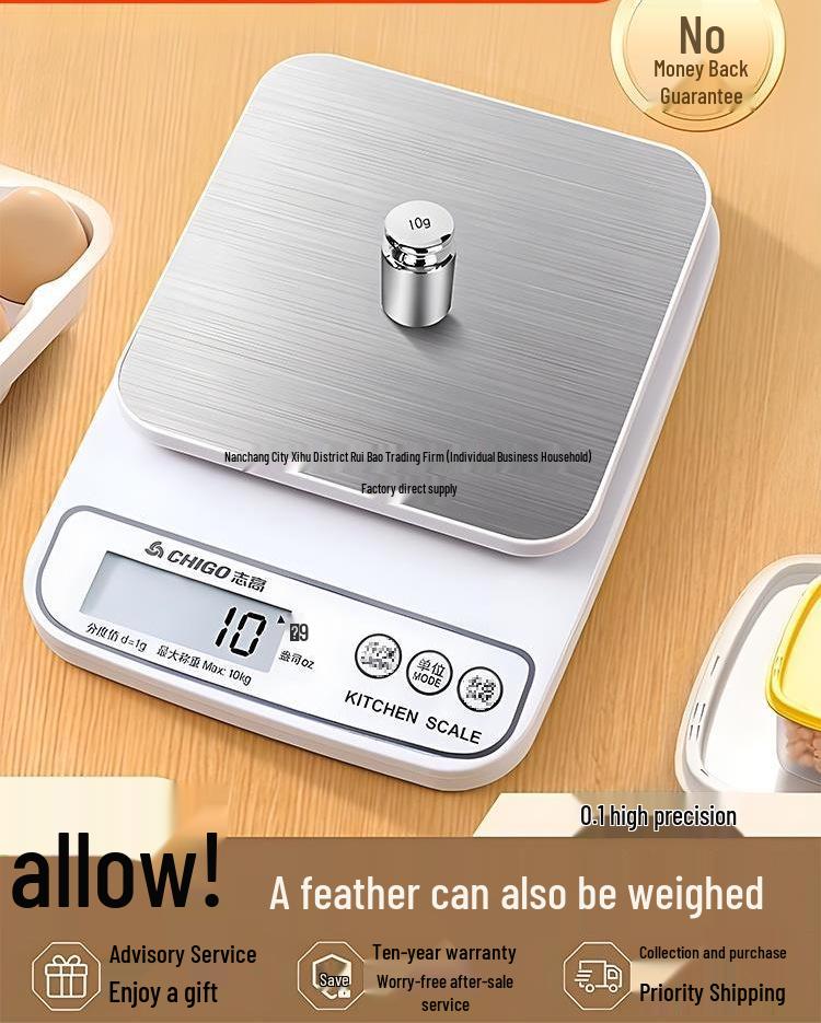 High-Precision Small Kitchen Scale for Baking