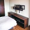30-80 Inch 80kg Edm Tv Stand with Two Arms and Swing. with Level Included