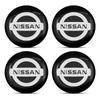 4Pcs Car Wheel Center Hub Cap 56mm Emblem Decal Wheel Sticker For Nissan Nismo Almera Tiida Juke Teana Qashqai 350Z 370Z GTR