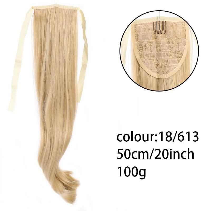 

Женский парик с конским хвостом, микро-рулонный ремешок, парик с конским хвостом, термостойкий парик из волокна, легко носить для ежедневных встреч