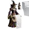 Witch Tissue Holder, Toilet Paper Rack, Wall-mounted Storage, Resin Carving Shower Room RV Home Bathroom Use.