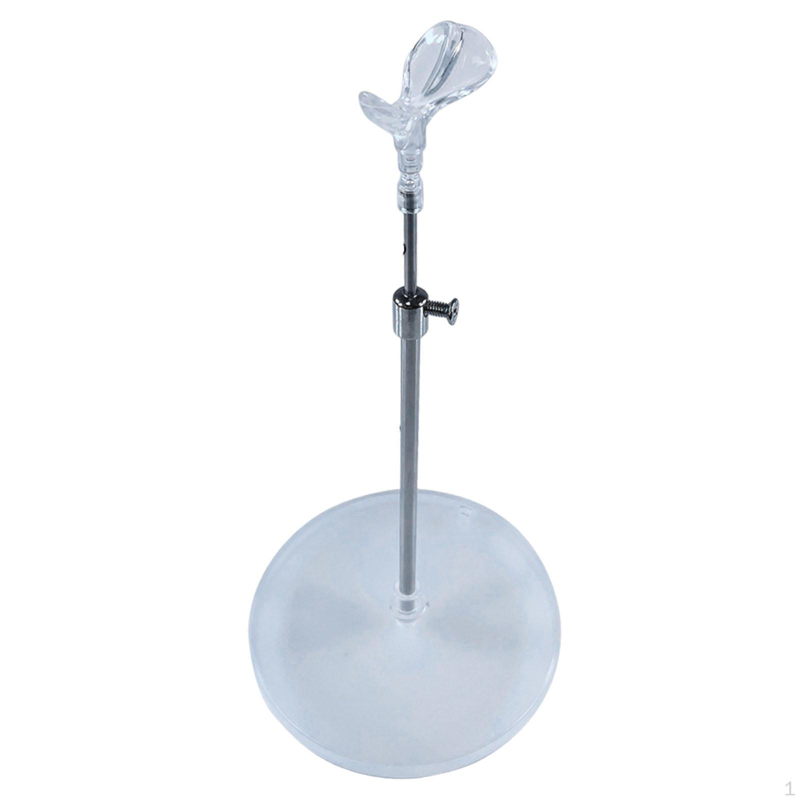 

1/12 & 1/6 BJD Doll Stand Accessory, Practical, Portable Sturdy Action Figure for Transparent