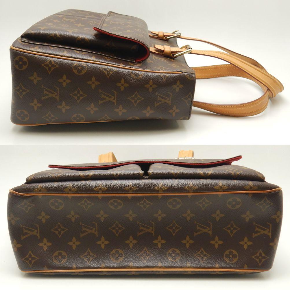 Brukt LOUIS VUITTON Monogram Tote Bag Multipli Cite M51162 Brun/251019