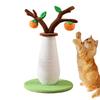 Scratching Post For Cats Cute Persimmon Tree Kitten Toy Stress Relief Scratch Post For Mental Stimulation Climbing Indoor