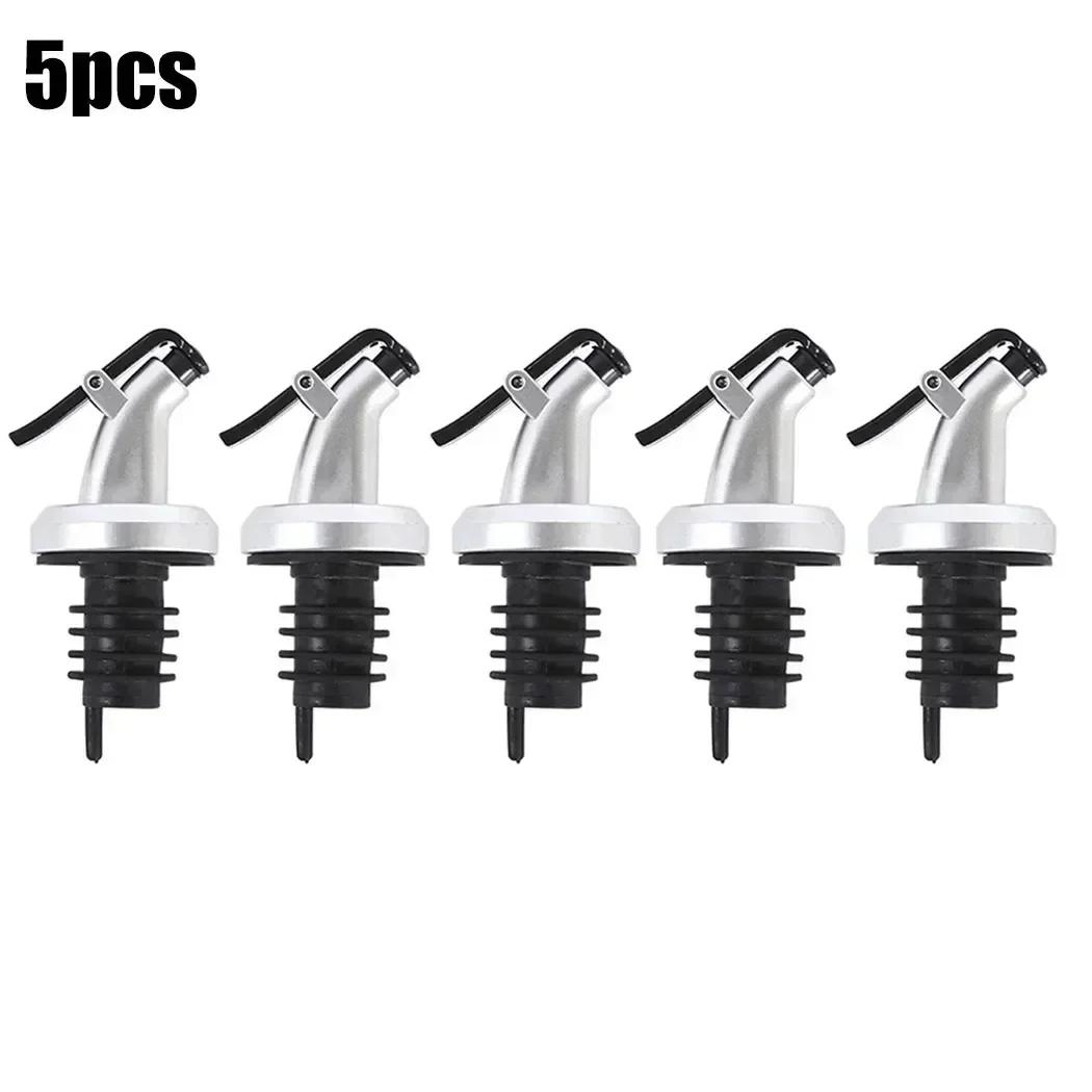 

Dispenser Oil Drainer Kitchen Dining Liquor Oil Restaurants Stopper 5Pcs Accessories Bottle Pourer Coffee Shops China Mainland