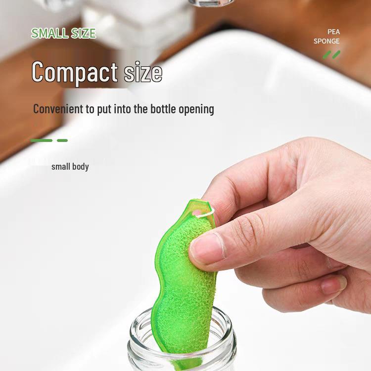 Edamame Pea Cup Cleaning Sponge for Baby Bottles