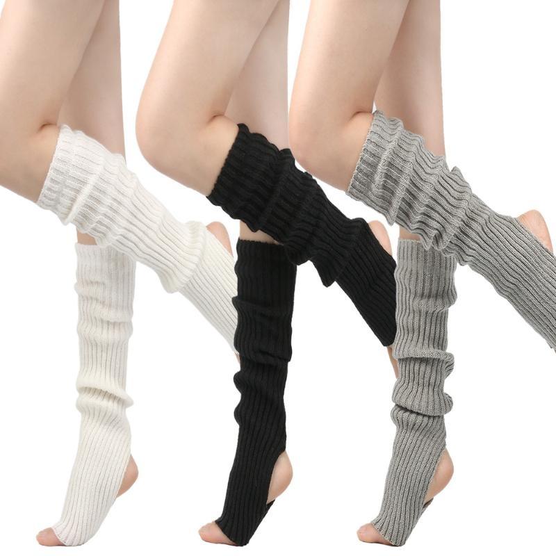 Women Girls Ballet Leg Warmers Knitted Socks Ballet Socks Ballet Stockings Yoga Socks Daily Wear Gym Fitness Dance Socks