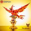 Technical Fire Phoenix Building blocks Kit MOC Assembly Bricks DIY tabletop decorations Model  birthday Christmas Gift