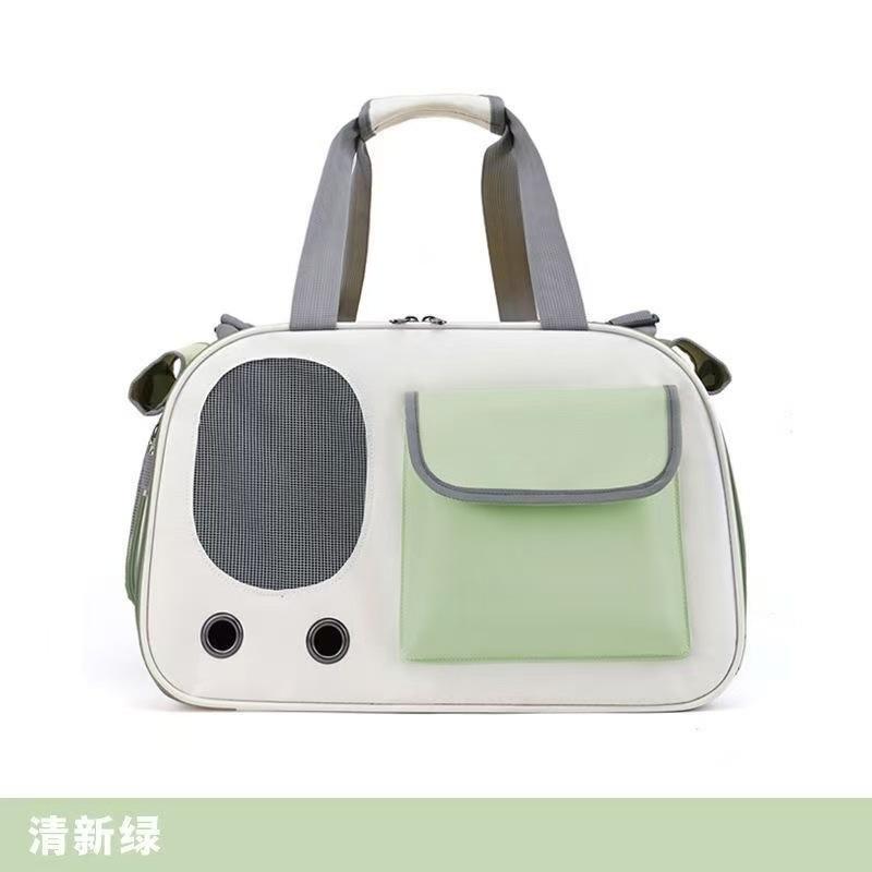 Breathable Pet Tote Carrier Bag зелёный