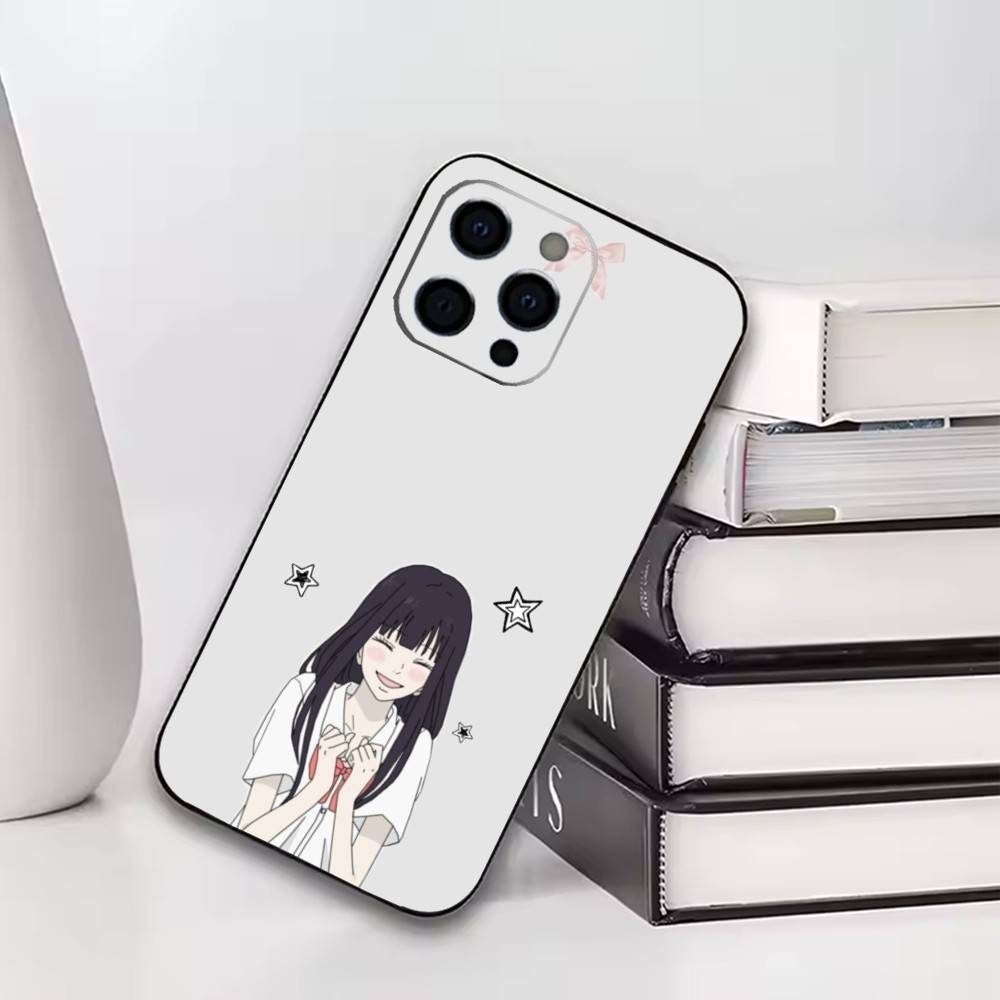 Kimi ni Todoke Phone Case For iPhone17,16,15,14,13,12,11 Plus,Pro Soft Silicone Black Case