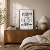 Poster J’peux pas je suis Tailleur de pierre J'peux pas minimaliste | Affiche Papier Photo 310 g Finition Perlée Format Taille A4