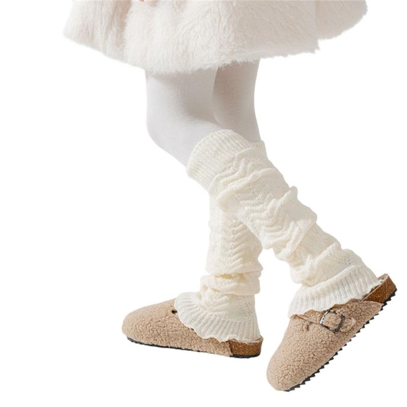 Kids Glittering Ankle Socks Reusable Heat Leggings Breathable Textured Fabric Play date Outfit Essential Easy Care