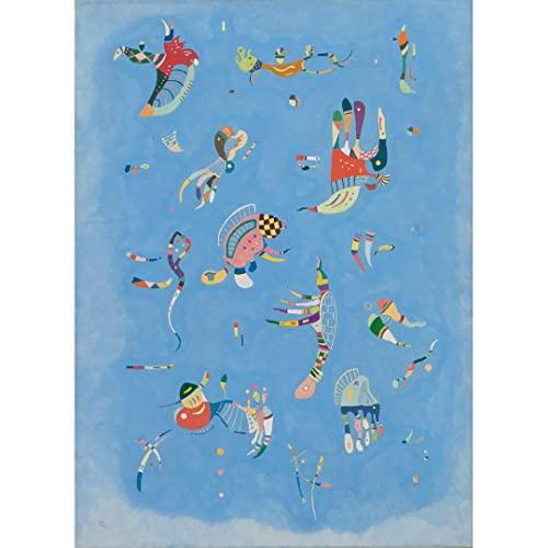 Swatch BLUE SKY, BY VASSILY KANDINSKY New Gent SUOZ342 Wristwatch, Blue