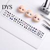 DIY Soft Clay Craft Supplies Eye Stickers for Dolls, Water Transfer Decals, Multi Size Anime Decorative Crafts Realistic Colorful Eyes Crafting