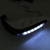 1 Pair   Handlebar Hand  or LED Light Motorcycle Hand Guards Black