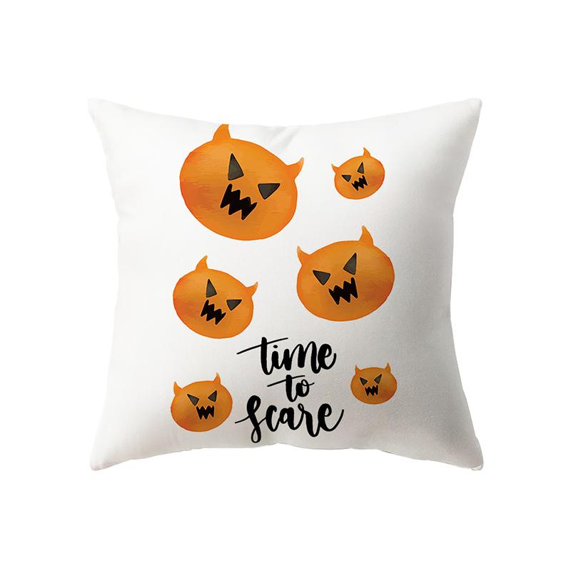 Pumpkin Halloween Theme Pillow Cover Sofa Cushion  Holiday Gift Party Decoration Home Decor