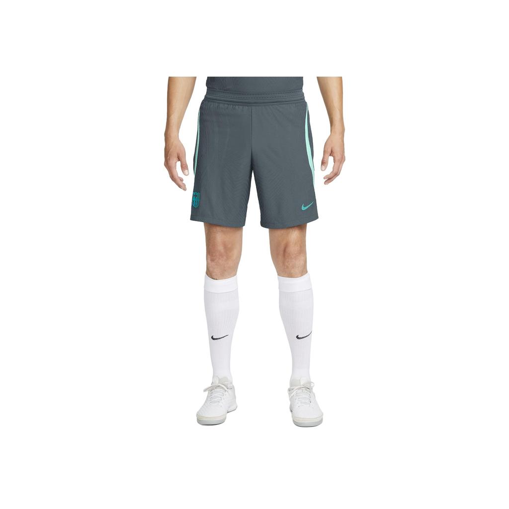 Nike F.C. Barcelona Strike Elite Logo Patch Elastic Waist Football Shorts Men Shorts Light-Green FD4142-437