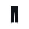 Li-Ning Golden Age Solid Color Multi-Pocket Double Drawer Knee Patch Cargo Pants Men Bottoms Black AKXT047-2