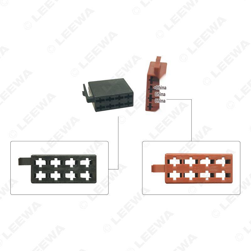 Peugeot Volkswagen ISO 8-Pin Speaker Wire Plug Terminal