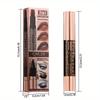 Double-ended Three-color Lipstick + Eyeliner, Multi-purpose, Waterproof, Quick-drying, Suitable for All Skin Types