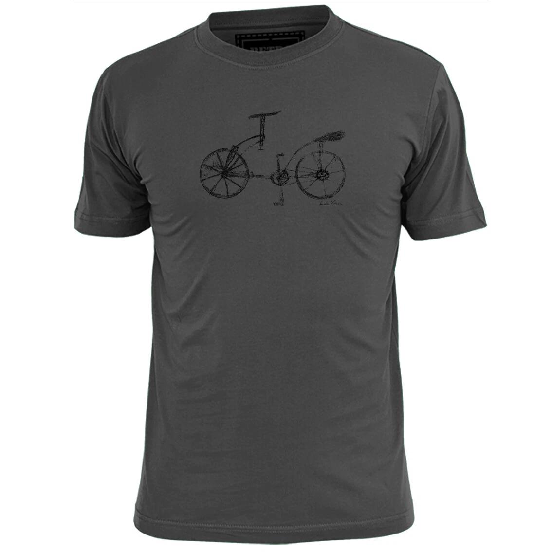 Mens Da Vinci Bicycle T shirt Vintage Art 2XL