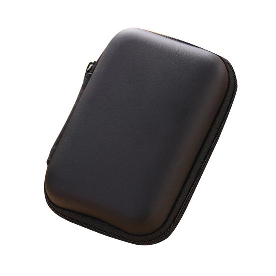 

Чехол для наушников на молнии EVA Компактное хранение Застежка Портативный чехол для путешествий чёрный