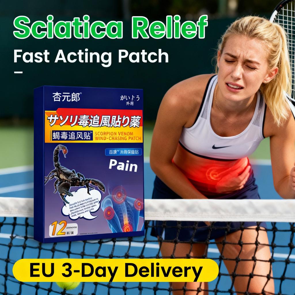 Hautfreundliches Hüft-Ischias-Pflaster - Natürliche Kräuter Lang anhaltender Komfort