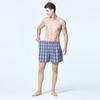 BXMAN Men's Plus Size Pure Cotton Woven Boxer Lounge Shorts
