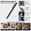 Multifunctional Metal Ballpoint Tool Pen Gift Set with Light, Bottle Opener, Stylus, and Ruler