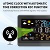 Color LCD Digital Weather Stations with Thermometers Hygrometer Barometers Radio Clock and Moon Phase Display