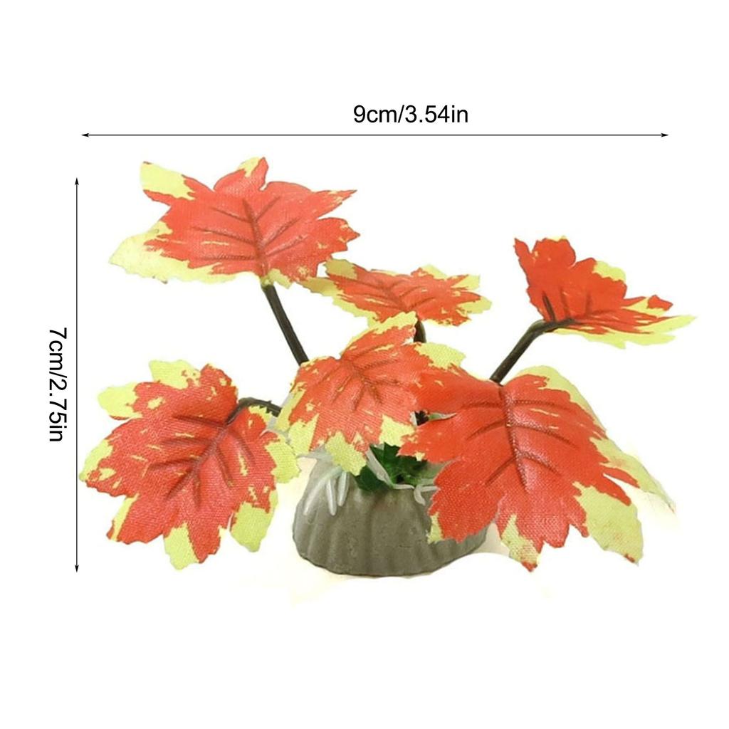 10PCS Fish Tanks Plants Sinkable Decoration Lifelike Artificial Plant Aquariums Landscaping Ornament Terrarium Landscape