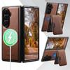 Portafoglio in Pelle Magnetico Forte 2 in 1 Slot Carte Custodia Telefono per Samsung Galaxy Z Fold 7 Supporto Copertura Ricarica Wireless