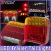 1Set 12V Rear Towing Trailer Taillight LED Wireless Universal Trailer Rear Taillight Signal Warning Brake Lamp Brake Stop Lamp