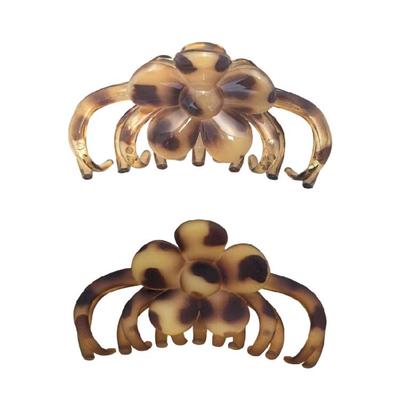 Large Claw Clip Leopard Pattern Hair Clip For Women Long Hair Secure Grip Stylish Design Barrettes
