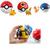 Pokemon Poke Bola Elfo Figura Modelo Brinquedo Pikachu Charmander Litten Rockruff Jogo Anime Figura