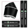 Carbon Fiber Threshold Sticker for Cars Pedal Protection Sticker For Skoda Octavia Fabia Kamiq Kapoq Kodiaq Rapid SCALA Superb