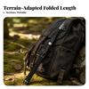 Fiberglass Telescopic Lure Fishing Rod Foldable with Handle