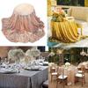 Sequin Tablecloth Sparkle Sequin Table Cover Linens Overlay Runners for Wedding Birthday Party Baby Shower Banquet Glitter Rectangle Tablecloth