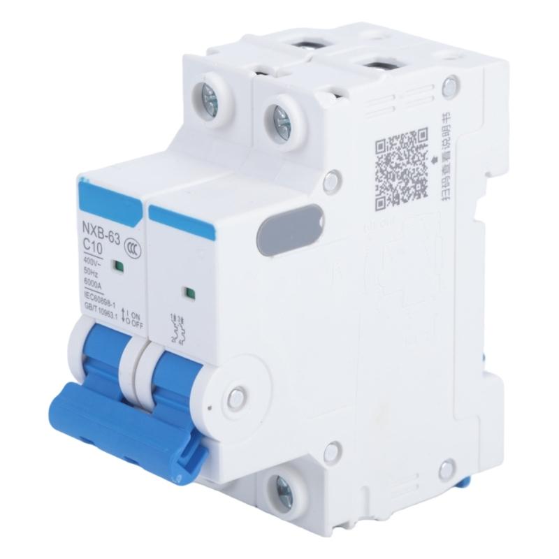 Rail-Mount Mini Breaker 2P 1000V for Home Solar Lines, Residential Energy Routing, and Direct-Current Line Control in Small Layouts